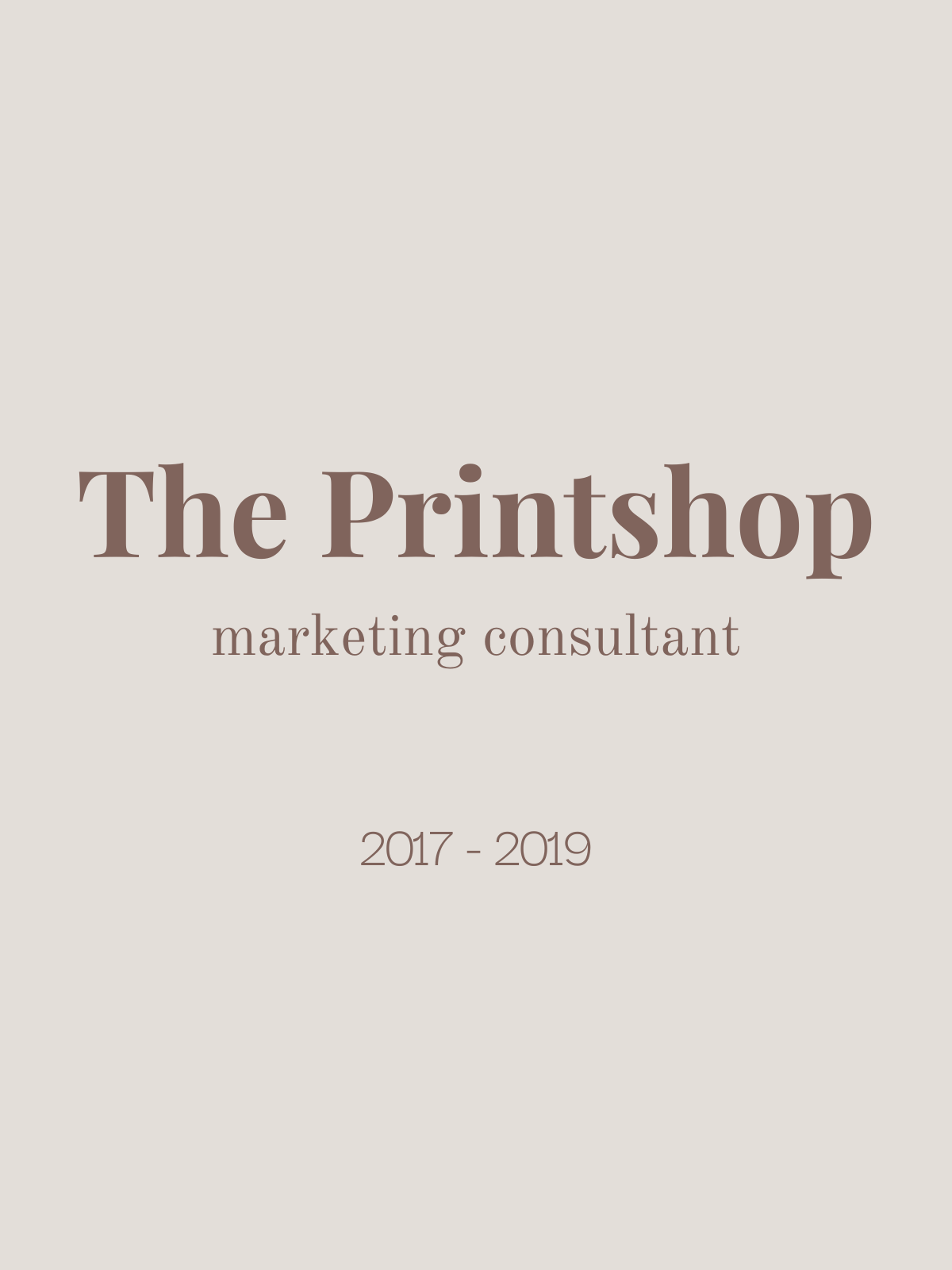 The Printshop