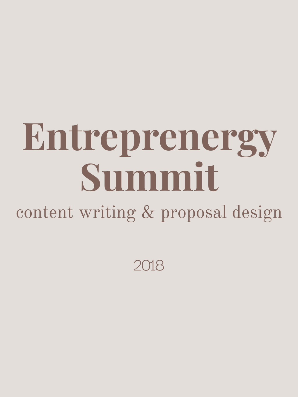 Entreprenergy